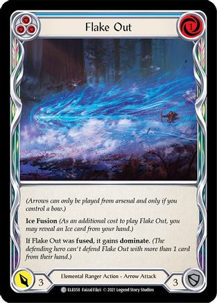 Flake Out (Blue) (ELE058) - Tales of Aria Unlimited Edition Rainbow Foil