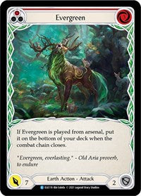 Evergreen (Red) Rainbow Foil 1st Ed