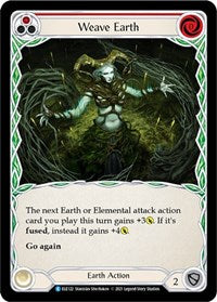 Weave Earth (Red) Rainbow Foil 1st Ed