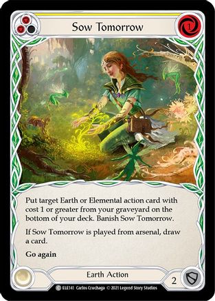Sow Tomorrow (Yellow) (ELE141) - Tales of Aria 1st Edition Rainbow Foil