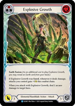 Explosive Growth (Red) (ELE067) - Tales of Aria 1st Edition