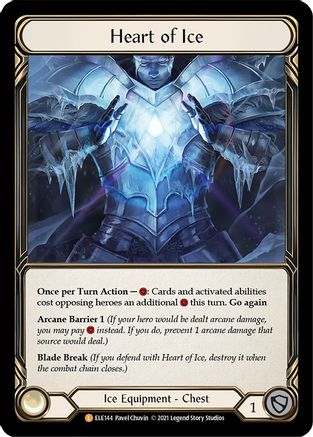 Heart of Ice (ELE144) - Tales of Aria Unlimited Edition Rainbow Foil