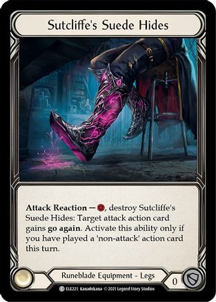 Sutcliffe's Suede Hides (ELE225) - Tales of Aria Unlimited Edition Rainbow Foil