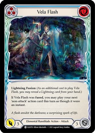 Vela Flash (Blue) (ELE078) - Tales of Aria Unlimited Edition