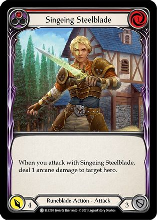 Singeing Steelblade (Red) (ELE230) - Tales of Aria Unlimited Edition