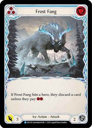 Frost Fang (Blue) (ELE150) - Tales of Aria 1st Edition