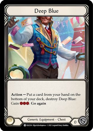 Deep Blue (ELE234) - Tales of Aria 1st Edition Cold Foil