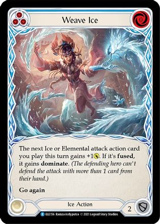 Weave Ice (Blue) (ELE156) - Tales of Aria Unlimited Edition Rainbow Foil