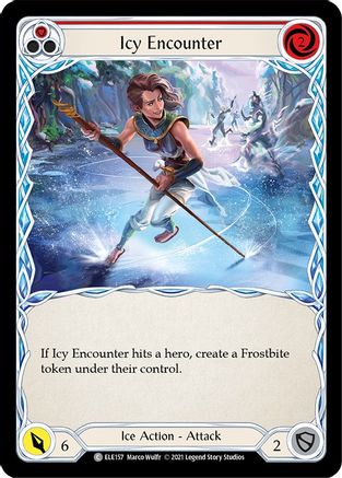 Icy Encounter (Red) (ELE157) - Tales of Aria Unlimited Edition