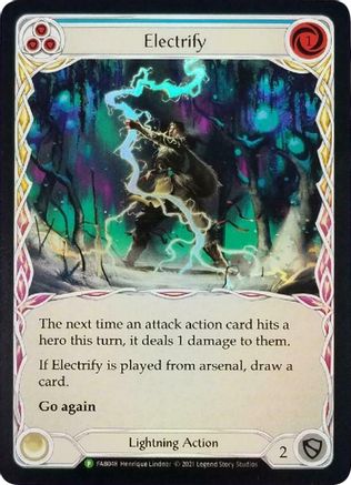 Electrify - FAB048 (FAB048) - Flesh and Blood: Promo Cards Rainbow Foil