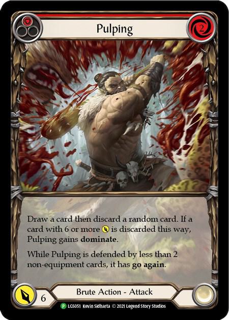 Pulping (Red) Rainbow Foil Promo