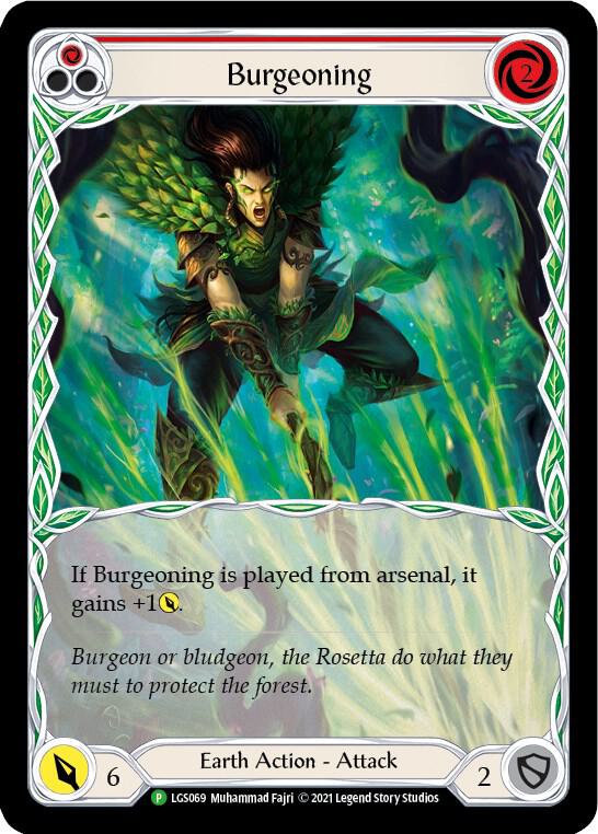 Burgeoning (Red Rainbow Foil Promo