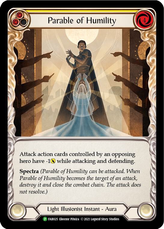 Parable of Humility Cold Foil Promo