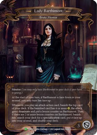 Lady Barthimont - FAB045 (FAB045) - Flesh and Blood: Promo Cards Rainbow Foil
