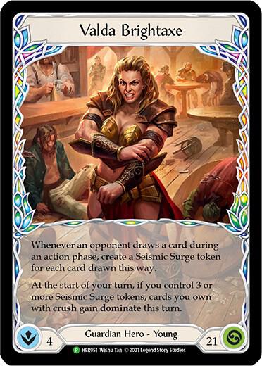 Valda Brightaxe Cold Foil Promo