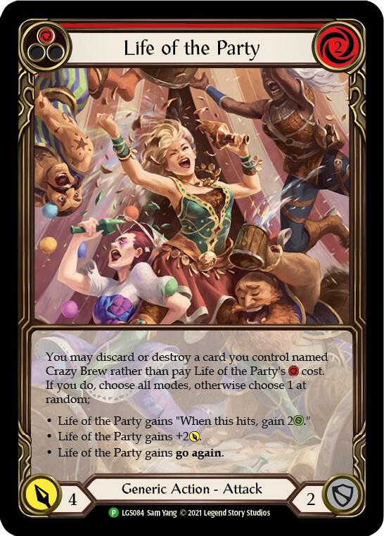 Life of the Party (Red) Rainbow Foil Promo
