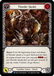 Thunder Quake (Red) (EVR024)  1st Edition Rainbow Foil