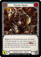 Thunder Quake (Blue) (EVR026)  1st Edition Rainbow Foil