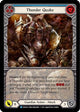Thunder Quake (Blue) (Extended Art) (EVR026)  1st Edition Rainbow Foil