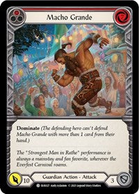 Macho Grande (Red) Rainbow Foil