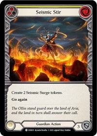 Seismic Stir (Yellow) Rainbow Foil