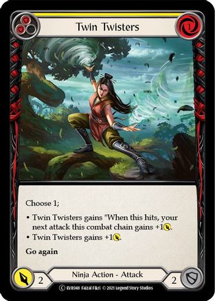 Twin Twisters (Yellow) (EVR048) - Everfest 1st Edition