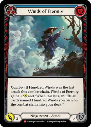 Winds of Eternity (EVR040) - Everfest 1st Edition Rainbow Foil