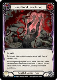 Runeblood Incantation (Red) Rainbow Foil