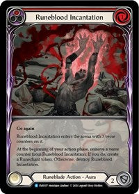 Runeblood Incantation (Red) (Extended Art) Rainbow Foil