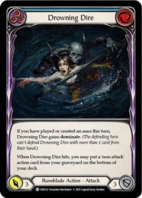 Drowning Dire (Blue) Rainbow Foil