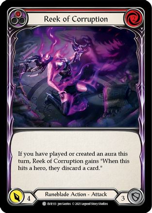 Reek of Corruption (Red) (EVR113) - Everfest 1st Edition