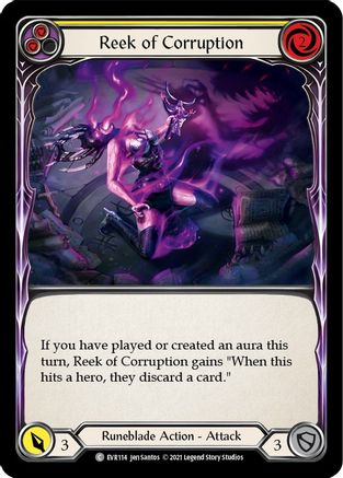 Reek of Corruption (Yellow) (EVR114) - Everfest 1st Edition