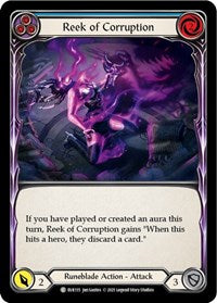 Reek of Corruption (Blue) Rainbow Foil