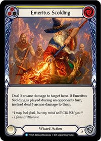 Emeritus Scolding (Yellow) Rainbow Foil