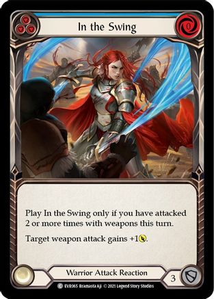 In the Swing (Blue) (EVR065) - Everfest 1st Edition Rainbow Foil