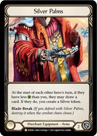 Silver Palms Cold Foil
