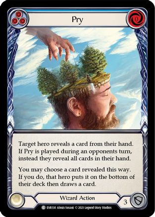 Pry (Blue) (EVR130) - Everfest 1st Edition Rainbow Foil