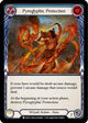 Pyroglyphic Protection (Blue) (EVR133)  1st Edition Rainbow Foil