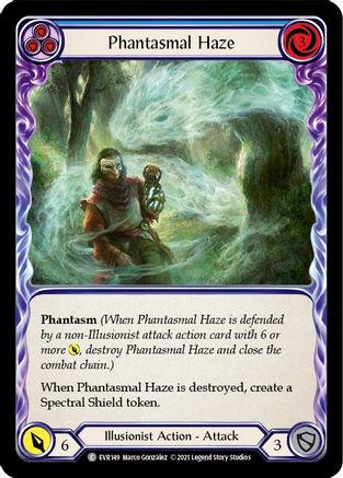 Phantasmal Haze (Blue) (EVR149) - Everfest 1st Edition Rainbow Foil