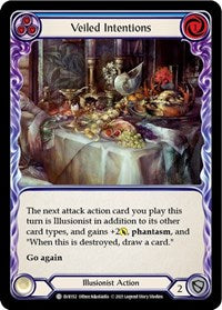 Veiled Intentions (Blue) Rainbow Foil