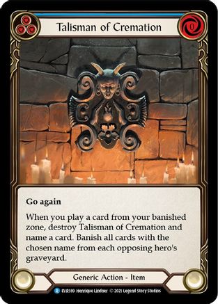 Talisman of Cremation (EVR189) - Everfest 1st Edition