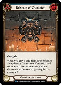 Talisman of Cremation Cold Foil