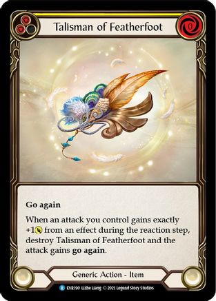 Talisman of Featherfoot (EVR190) - Everfest 1st Edition