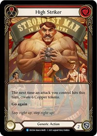 High Striker (Red) (Extended Art) Rainbow Foil