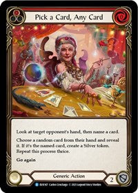 Pick a Card, Any Card (Red) Rainbow Foil
