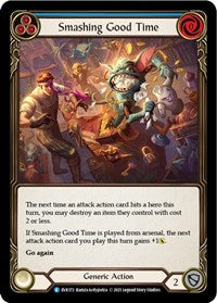 Smashing Good Time (Blue) Rainbow Foil