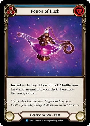 Potion of Luck (EVR187) - Everfest 1st Edition