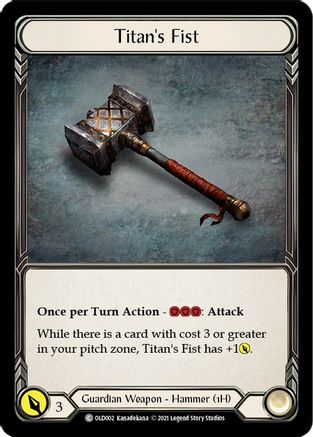 Titan's Fist (OLD002) - Blitz Deck: Tales of Aria - Oldhim