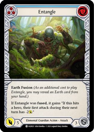 Entangle (Blue) (OLD021) - Blitz Deck: Tales of Aria - Oldhim