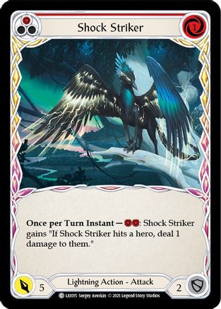 Shock Striker (Red) (LXI015) - Blitz Deck: Tales of Aria - Lexi